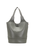 Lily Tote, &pound;250, Handbags, Grey, Leather, Back view